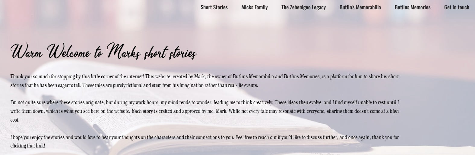 Mark Banks Short Stories